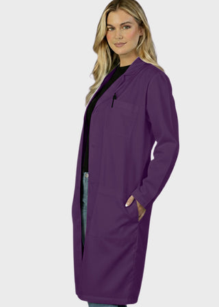 Heedfit Unisex 40 Inches Classic 3 Pockets Long Lab Coat