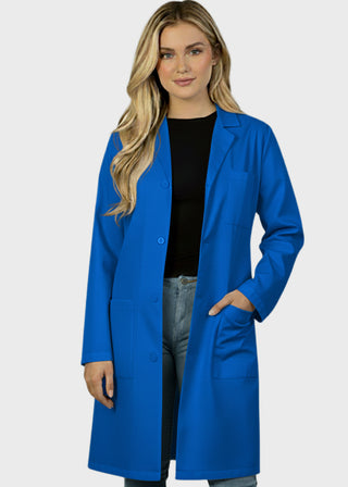 Heedfit Unisex 40 Inches Classic 3 Pockets Long Lab Coat
