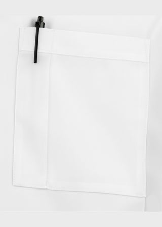 Heedfit Unisex 40 Inches Classic 3 Pockets Long Lab Coat