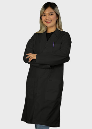 Heedfit Unisex 40 Inches Classic 3 Pockets Long Lab Coat