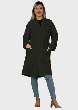 Heedfit Unisex 40 Inches Classic 3 Pockets Long Lab Coat