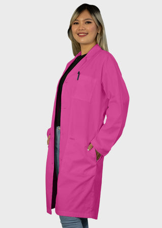 Heedfit Unisex 40 Inches Classic 3 Pockets Long Lab Coat