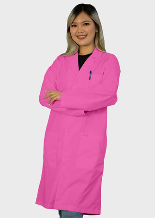 Heedfit Unisex 40 Inches Classic 3 Pockets Long Lab Coat