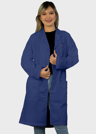 Heedfit Unisex 40 Inches Classic 3 Pockets Long Lab Coat