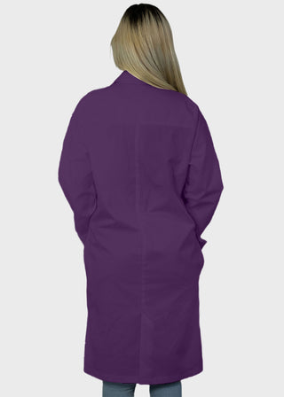 Heedfit Unisex 40 Inches Classic 3 Pockets Long Lab Coat