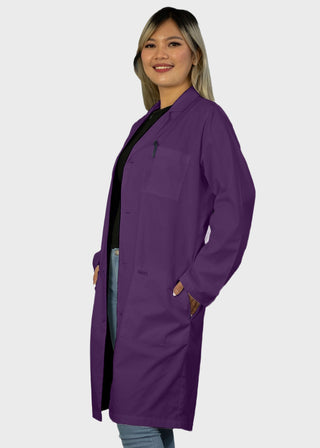 Heedfit Unisex 40 Inches Classic 3 Pockets Long Lab Coat