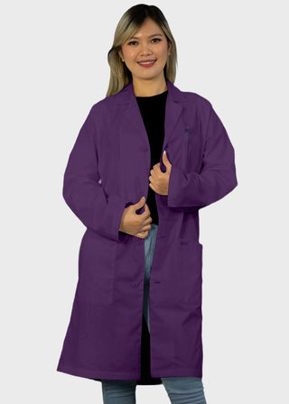 Heedfit Unisex 40 Inches Classic 3 Pockets Long Lab Coat