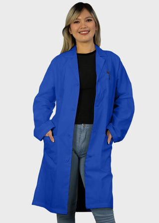 Heedfit Unisex 40 Inches Classic 3 Pockets Long Lab Coat
