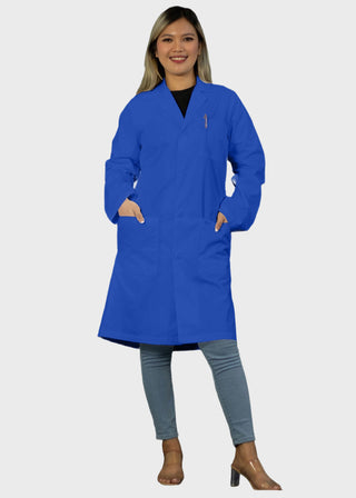 Heedfit Unisex 40 Inches Classic 3 Pockets Long Lab Coat