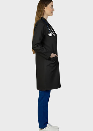 HeedFit Women's Two Pocket 35 Inches Medical Lab Coat