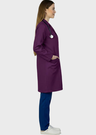 HeedFit Women's Two Pocket 35 Inches Medical Lab Coat