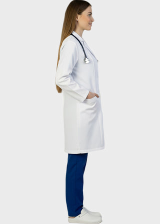 HeedFit Women's Two Pocket 35 Inches Medical Lab Coat