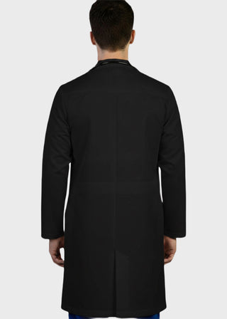 HeedFit Unisex 37 Inches Three Pocket White Functional Lab Coat