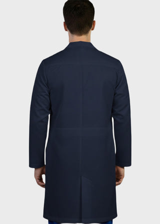 HeedFit Unisex 37 Inches Three Pocket White Functional Lab Coat