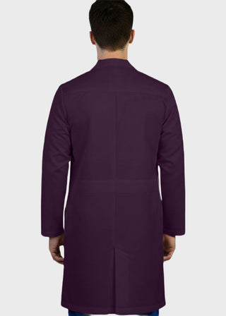 HeedFit Unisex 37 Inches Three Pocket White Functional Lab Coat