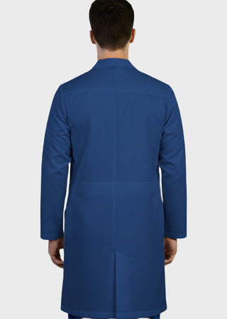 HeedFit Unisex 37 Inches Three Pocket White Functional Lab Coat