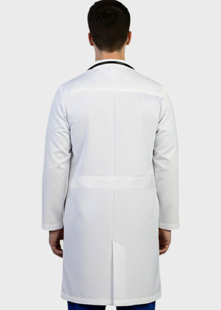 HeedFit Unisex 37 Inches Three Pocket White Functional Lab Coat