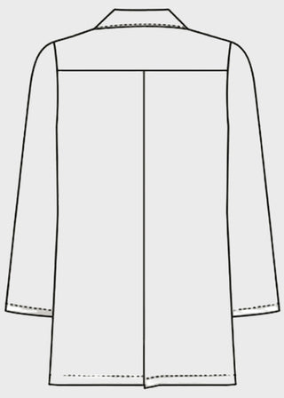 HeedFit Unisex 31 Inches Three Pockets 31 Inches White Lab Coat