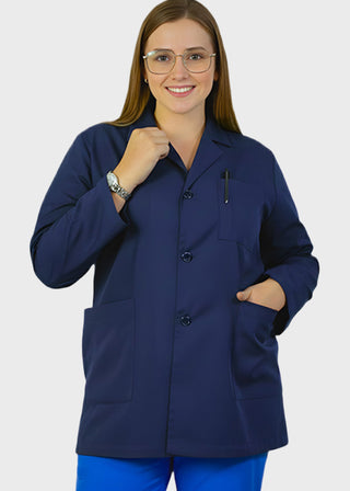 HeedFit Unisex 31 Inches Three Pockets 31 Inches White Lab Coat