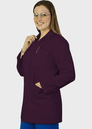 HeedFit Unisex 31 Inches Three Pockets 31 Inches White Lab Coat