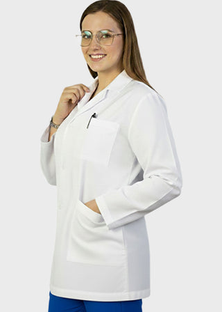 HeedFit Unisex 31 Inches Three Pockets 31 Inches White Lab Coat