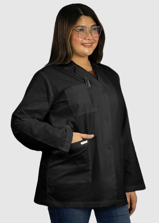 HeedFit Free Embroidery Unisex 31 Inches Three Pockets Lab Coat