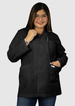 HeedFit Unisex 31 Inches Three Pockets 31 Inches White Lab Coat