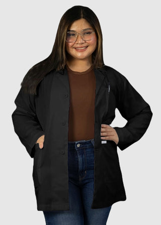 HeedFit Free Embroidery Unisex 31 Inches Three Pockets Lab Coat