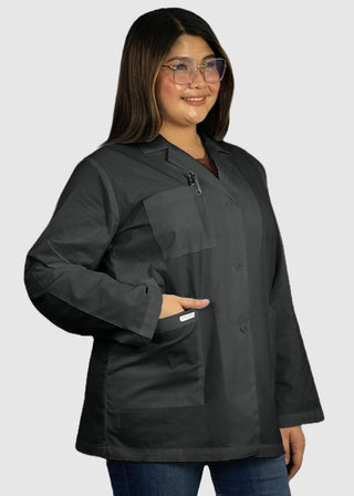 HeedFit Unisex 31 Inches Three Pockets 31 Inches White Lab Coat