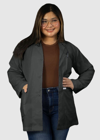 HeedFit Unisex 31 Inches Three Pockets 31 Inches White Lab Coat