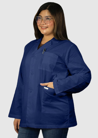 HeedFit Free Embroidery Unisex 31 Inches Three Pockets Lab Coat