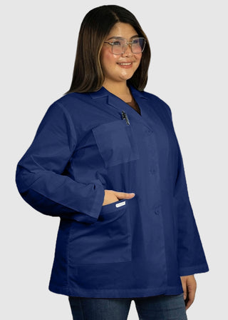 HeedFit Unisex 31 Inches Three Pockets 31 Inches White Lab Coat