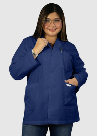 HeedFit Unisex 31 Inches Three Pockets 31 Inches White Lab Coat