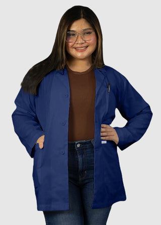 HeedFit Free Embroidery Unisex 31 Inches Three Pockets Lab Coat