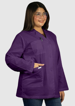 HeedFit Unisex 31 Inches Three Pockets 31 Inches White Lab Coat