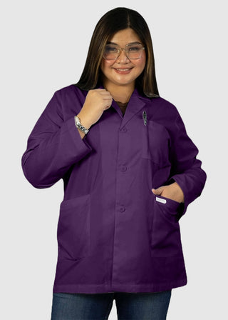 HeedFit Free Embroidery Unisex 31 Inches Three Pockets Lab Coat