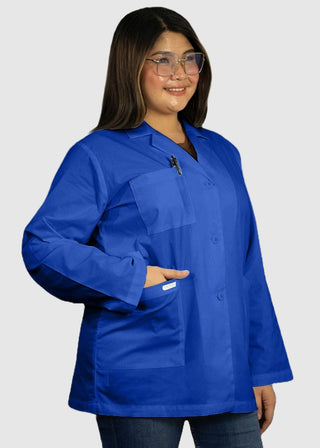 HeedFit Free Embroidery Unisex 31 Inches Three Pockets Lab Coat