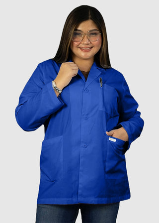 HeedFit Free Embroidery Unisex 31 Inches Three Pockets Lab Coat
