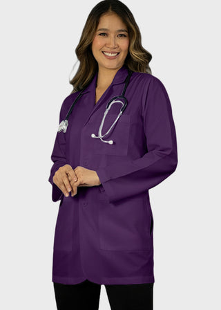 HeedFit Unisex 31 Inches Three Pocket White Consultation Coat