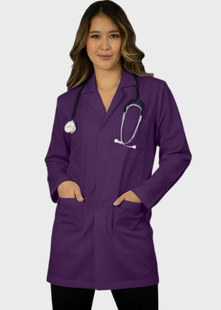 HeedFit Unisex 31 Inches Three Pocket White Consultation Coat