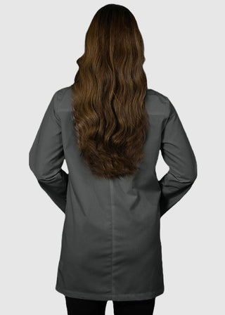 HeedFit Free Embroidery Unisex 31 Inches Three Pocket White Consultation Coat