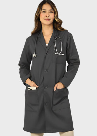 HeedFit Unisex 38 Inches Multi Pockets Premium Lab Coat