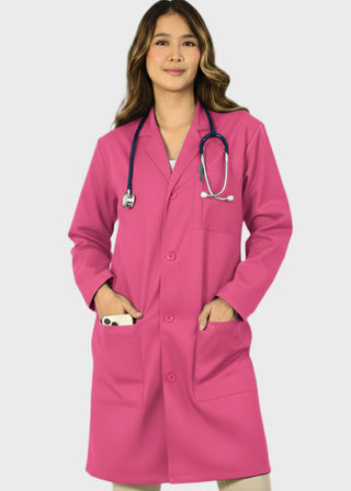 HeedFit Unisex 38 Inches Multi Pockets Premium Lab Coat