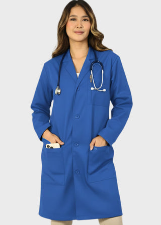 HeedFit Unisex 38 Inches Multi Pockets Premium Lab Coat