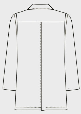 HeedFit Unisex 38 Inches Multi Pockets Premium Lab Coat