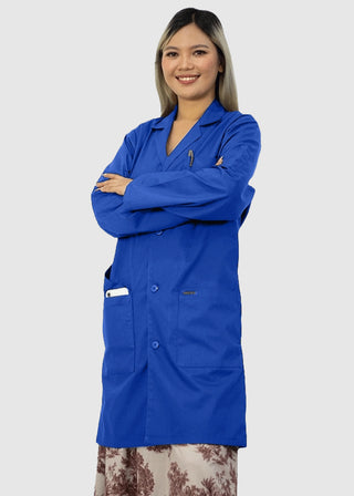 Free Embroidery Unisex 38 Inches Premium White Lab Coat