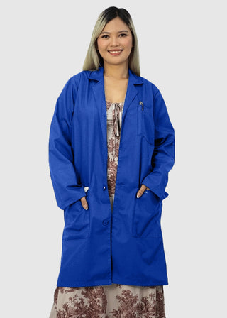 Free Embroidery Unisex 38 Inches Premium White Lab Coat