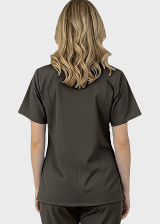 Free Embroidery HeedFit 27.5 Inch Unisex Four Pocket Scrub Top