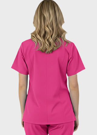 Free Embroidery HeedFit 27.5 Inch Unisex Four Pocket Scrub Top