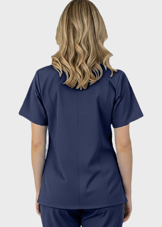 Free Embroidery HeedFit 27.5 Inch Unisex Four Pocket Scrub Top